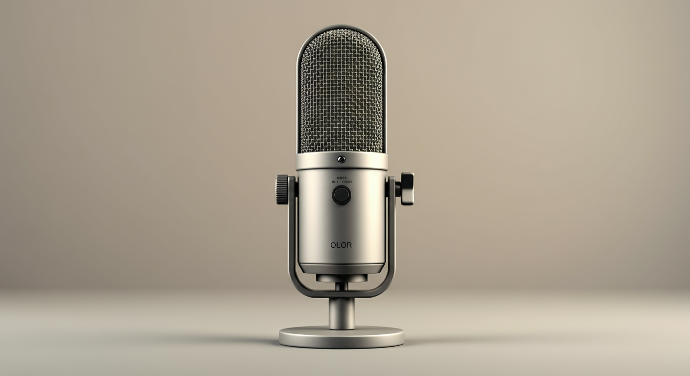 Microphone in Studio ZK, Amsterdam